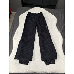 Columbia Snow Pants Men's Small Black Omni Tech Full Side Zip Ski Snowboard